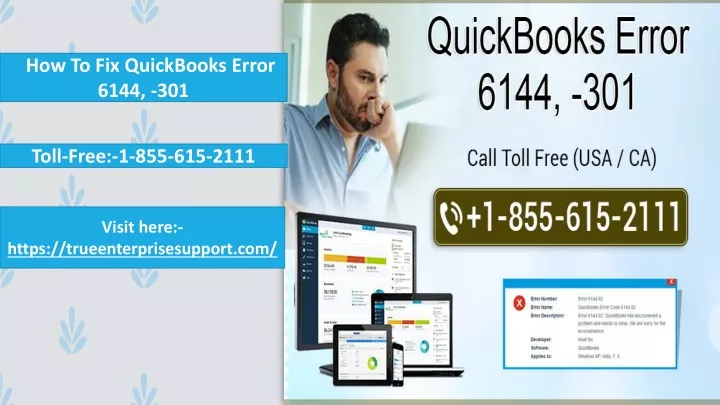 how to fix quickbooks error 6144 301
