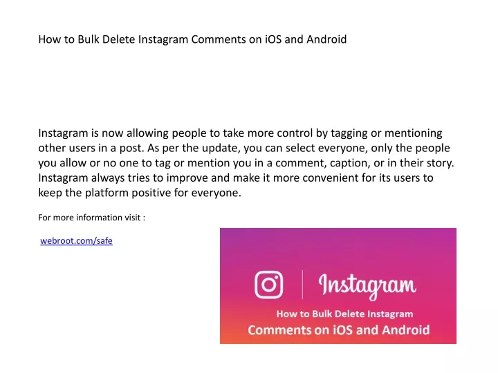 how to bulk delete instagram comments