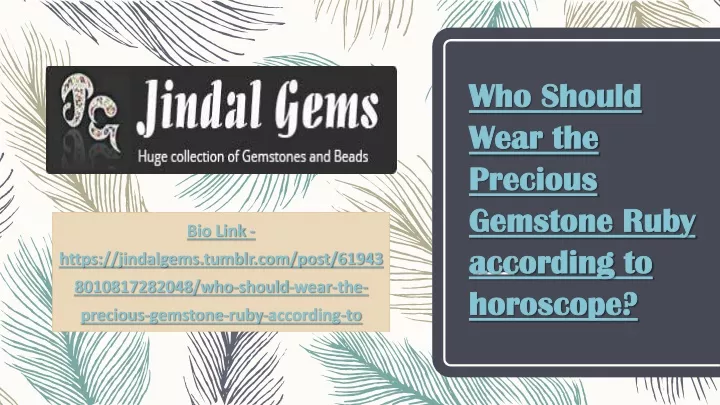 who should wear the precious gemstone ruby according to horoscope