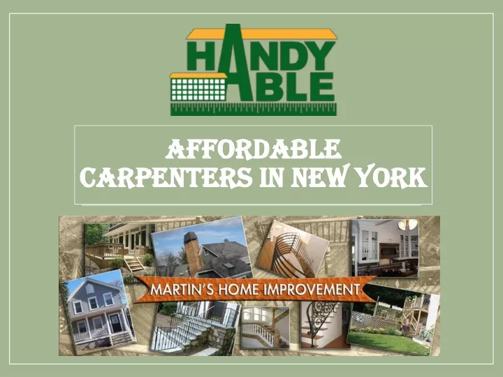 affordable carpenters in new york