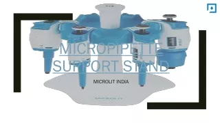 micropipette support stand