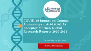 COVID 19 Impact on Gamma Aminobutyric Acid GABA Receptor Market, Global Research Reports 2020 2021