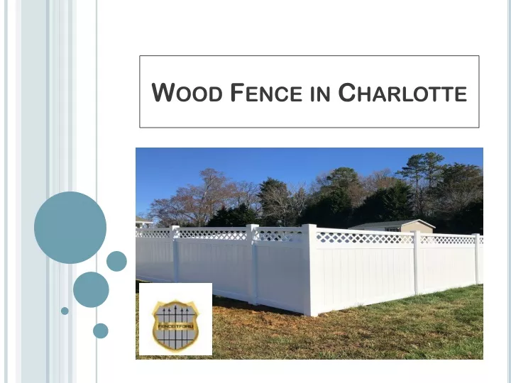 wood fence in charlotte