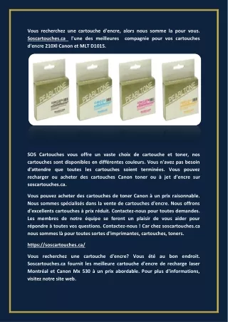 vous recherchez une cartouche d encre alors nous
