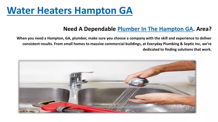 water heaters hampton ga