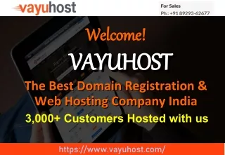 Domain Registration in India | Vayuhost