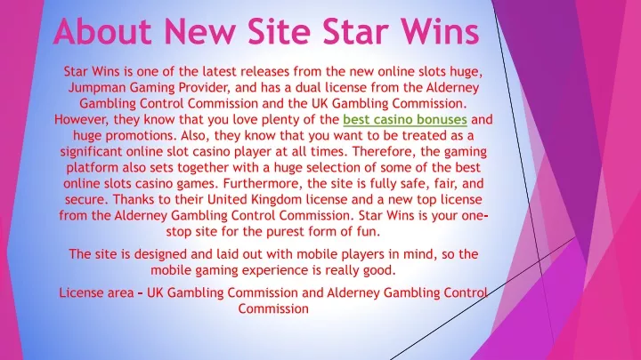 about new site star wins