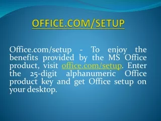 office com setup