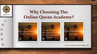 Why Choosing The Online Quran Academy?
