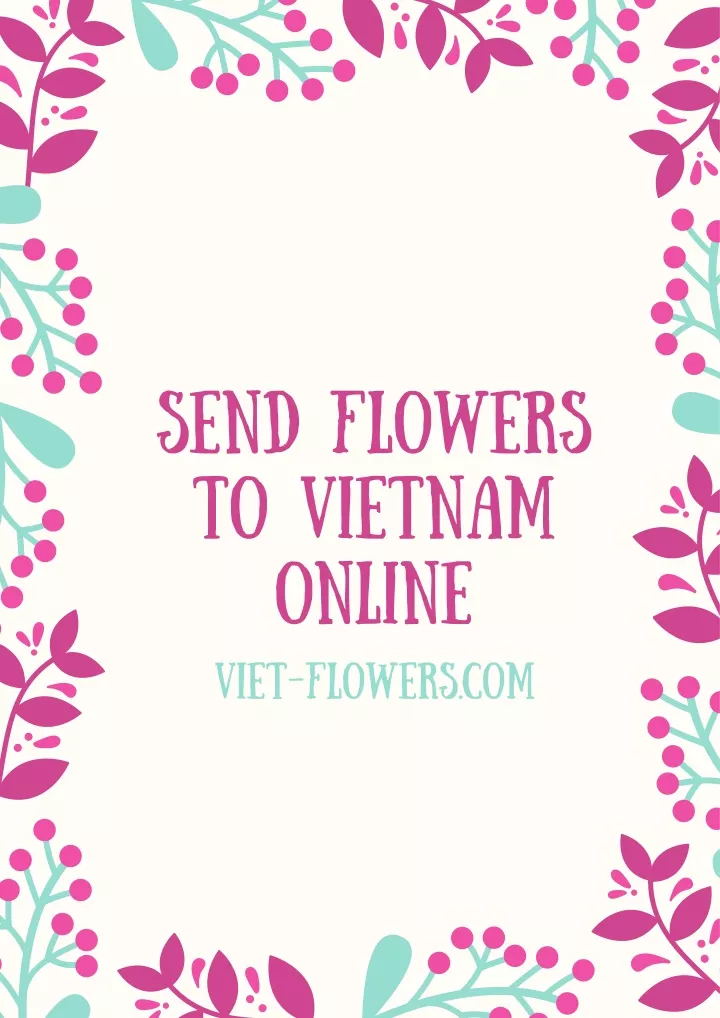 send flowers to vietnam online