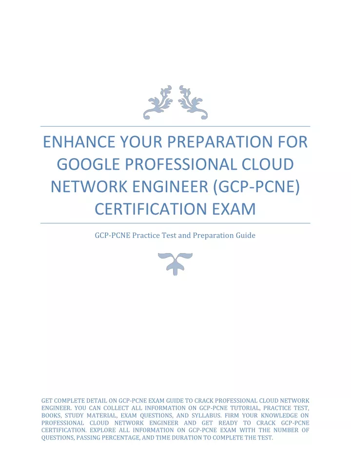 enhance your preparation for google professional