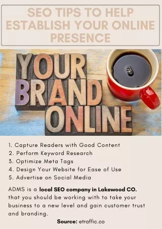 seo tips to help establish your online presence