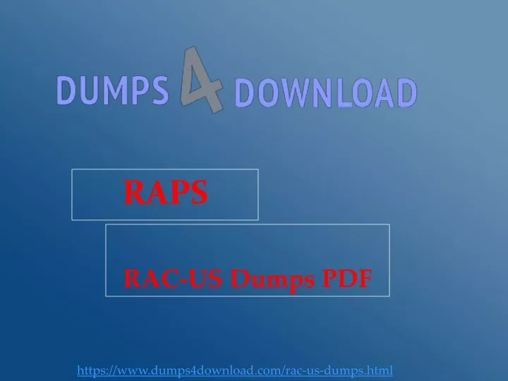 rac us dumps pdf