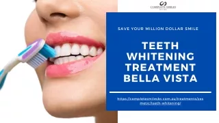 Teeth Whitening Treatment Bella Vista | Know The In-Home Methods