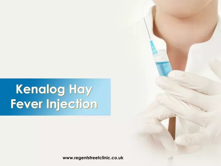 kenalog hay fever injection