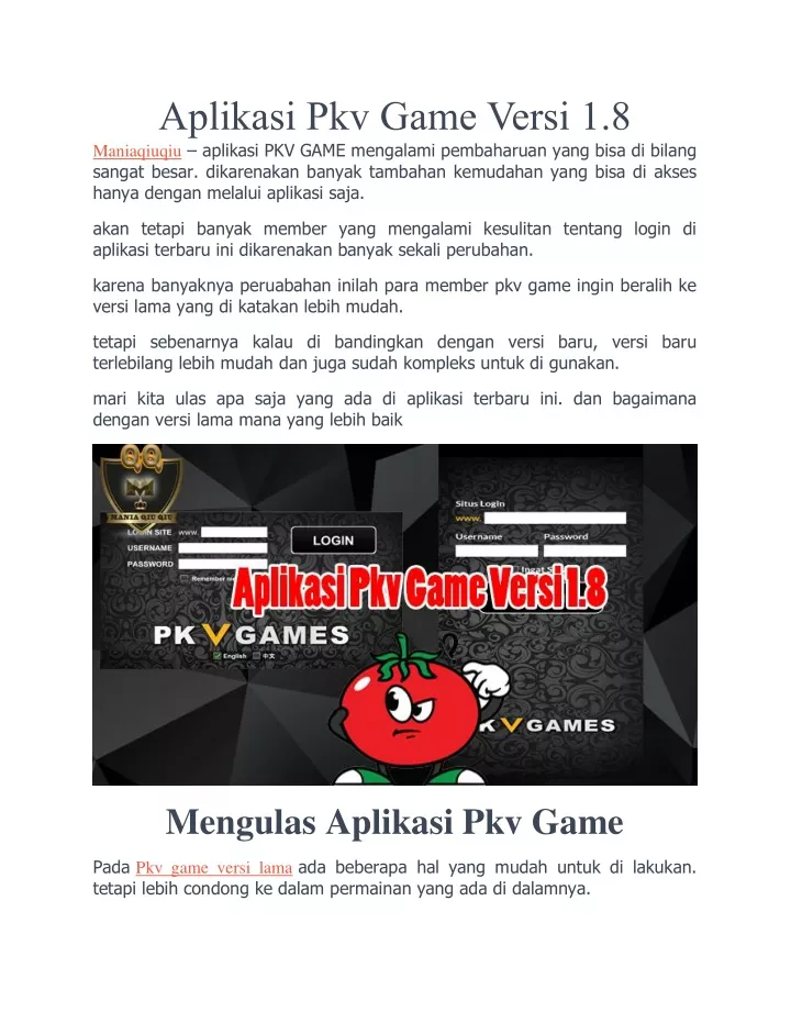 aplikasi pkv game versi 1 8 maniaqiuqiu aplikasi