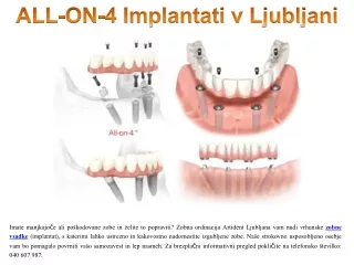 all on 4 implantati v ljubljani