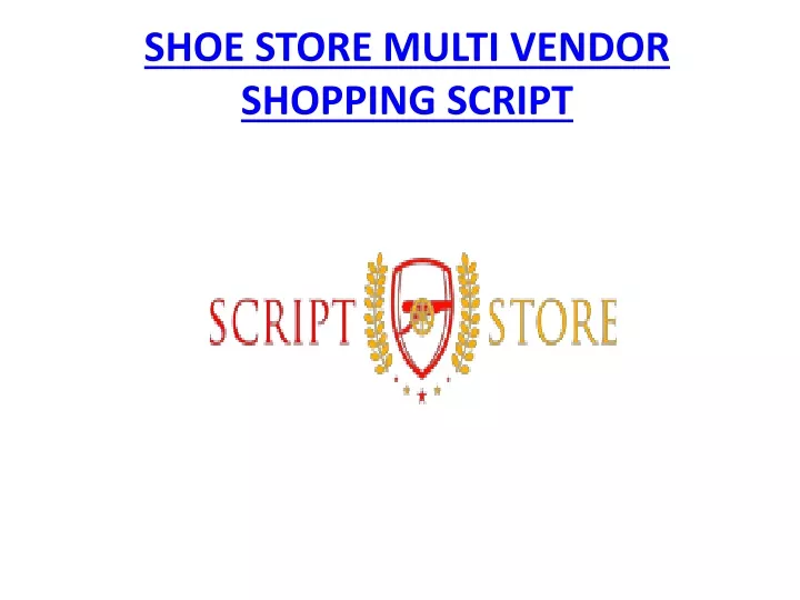 shoe store multi vendor shopping script