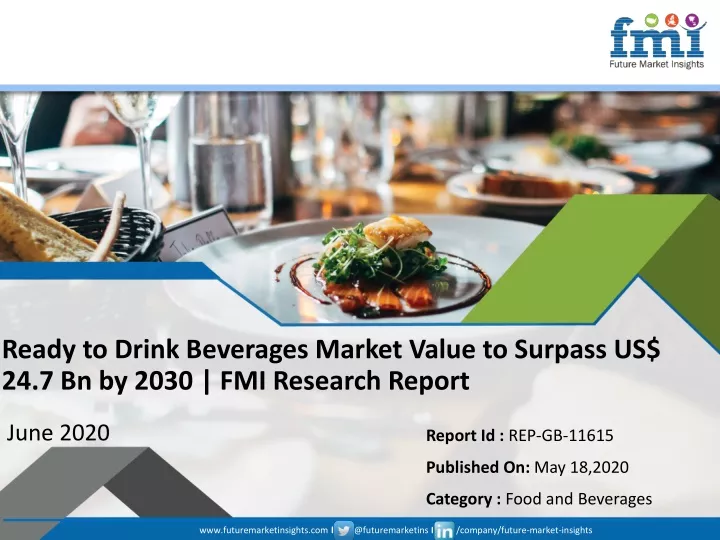 ready to drink beverages market value to surpass