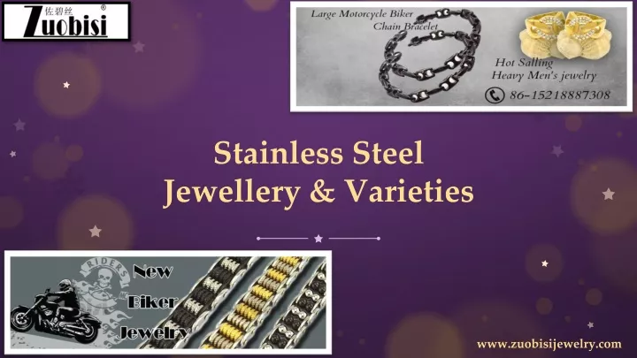 stainless steel jewellery varieties