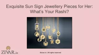 Exquisite Sun Sign Jewellery Pieces for Her: What’s Your Rashi?