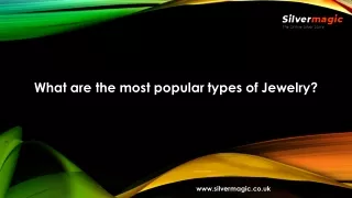 what are the most popular types of jewelry