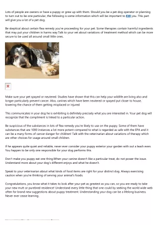 lots of people are owners or have a puppy or grew