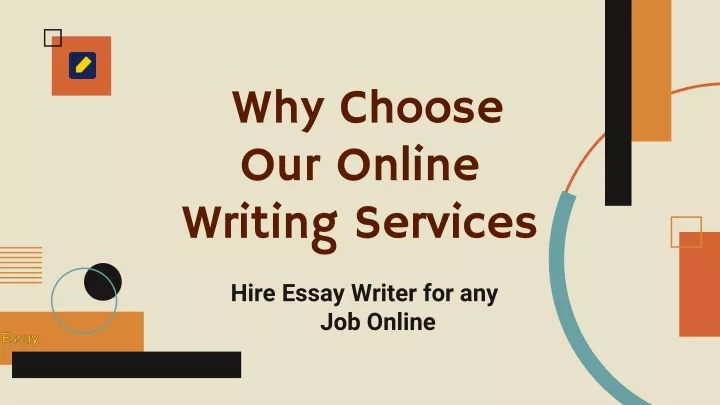 why choose our online writing services