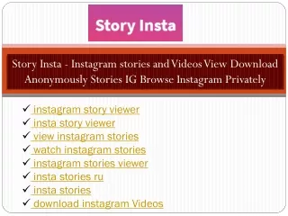 story insta instagram stories and videos view