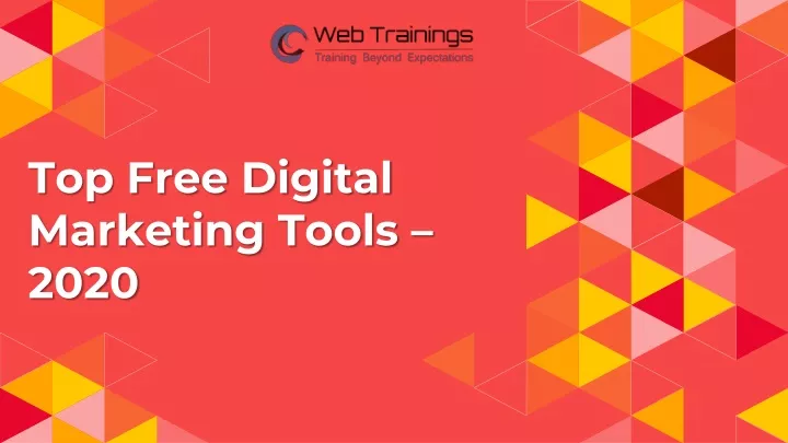 top free digital marketing tools 2020