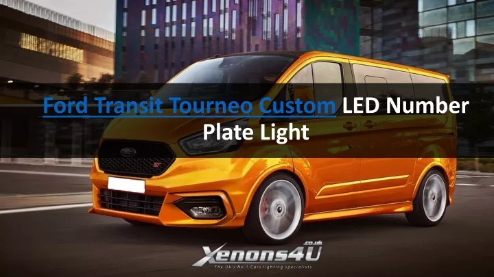 ford transit tourneo custom led number plate light
