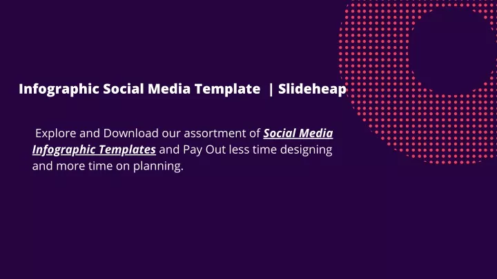 infographic social media template slideheap