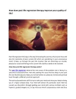 Past life regression -  www.spiritualaloha.com - slide 1