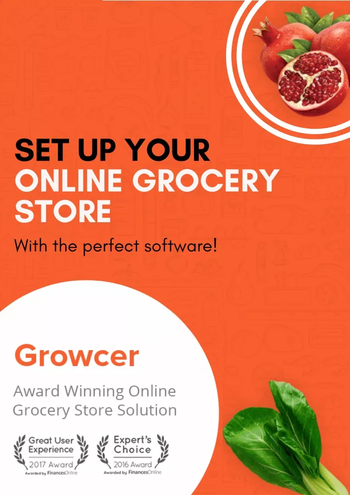set up your online grocery store