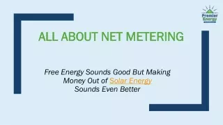 all about net metering