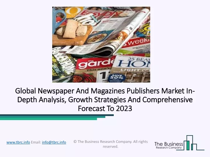 global newspaper and magazines publishers market