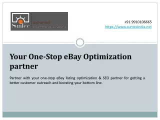eBay Listing Optimization Services For Greater Visibility & Reach