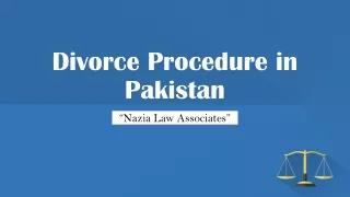 Consult About Legal Divorce Procedure in Pakistan By Advocate Nazia