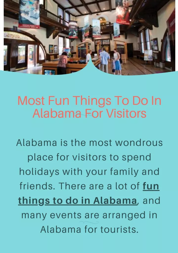 most fun things to do in alabama for visitors