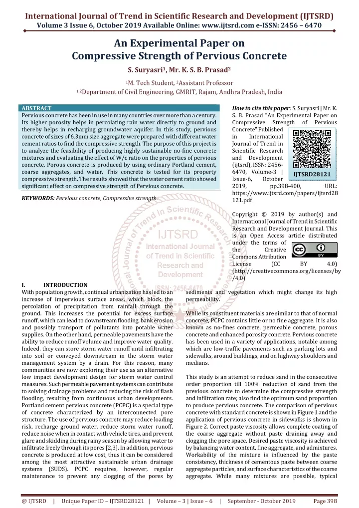 international journal of trend in scientific