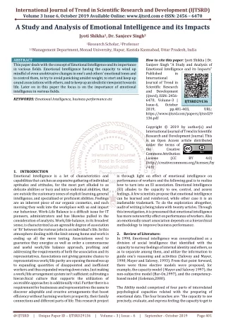 international journal of trend in scientific