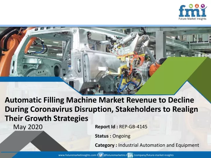 automatic filling machine market revenue