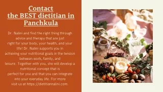 Contact the BEST dietitian in Panchkula