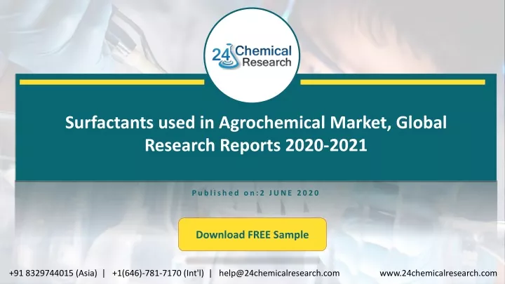 surfactants used in agrochemical market global