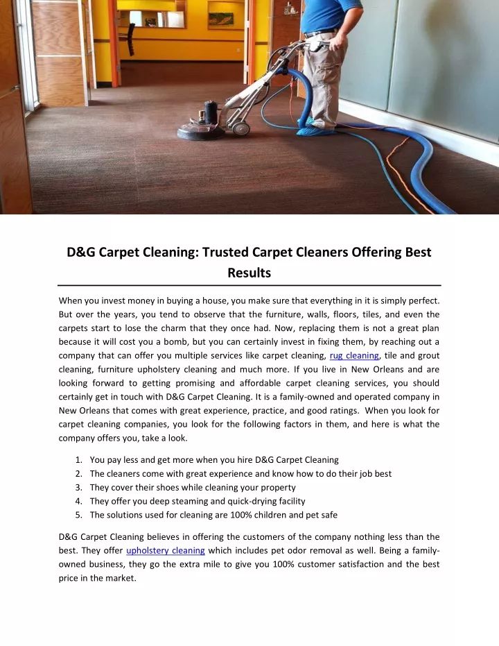 d g carpet cleaning trusted carpet cleaners