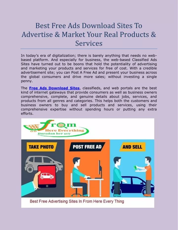 best free ads download sites to advertise market