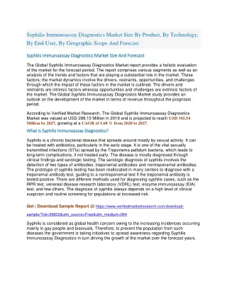 syphilis immunoassay diagnostics market size