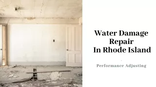 Water Damage Repair  In Rhode Island