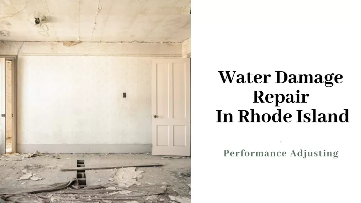water damage repair in rhode island