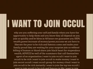 2348110438754 I Want To Join Occult For Money Ritual, Firm And Power In Nigeria And Ghana And All Over Africa And Be Ri